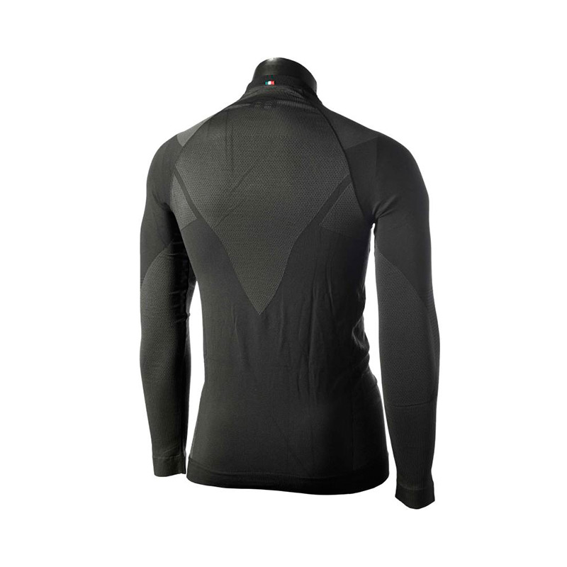 Термобелье мужское верх Mico MLS Round Neck Shirt Warm Control Piombo