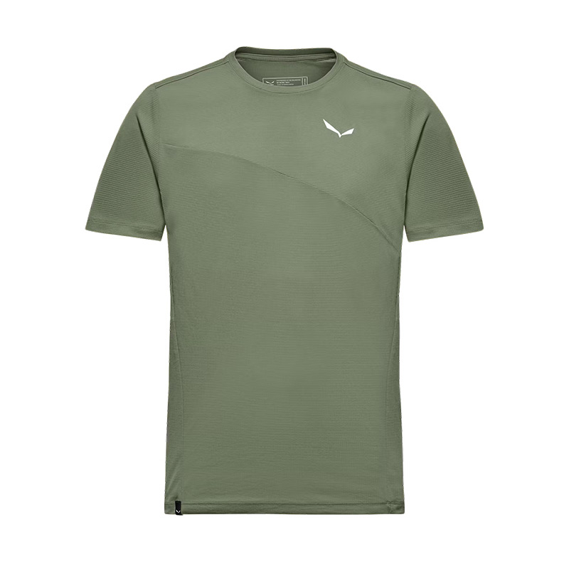 Футболка мужская Salewa PUEZ SPORTY DRY M T-SHIRT Faded Green