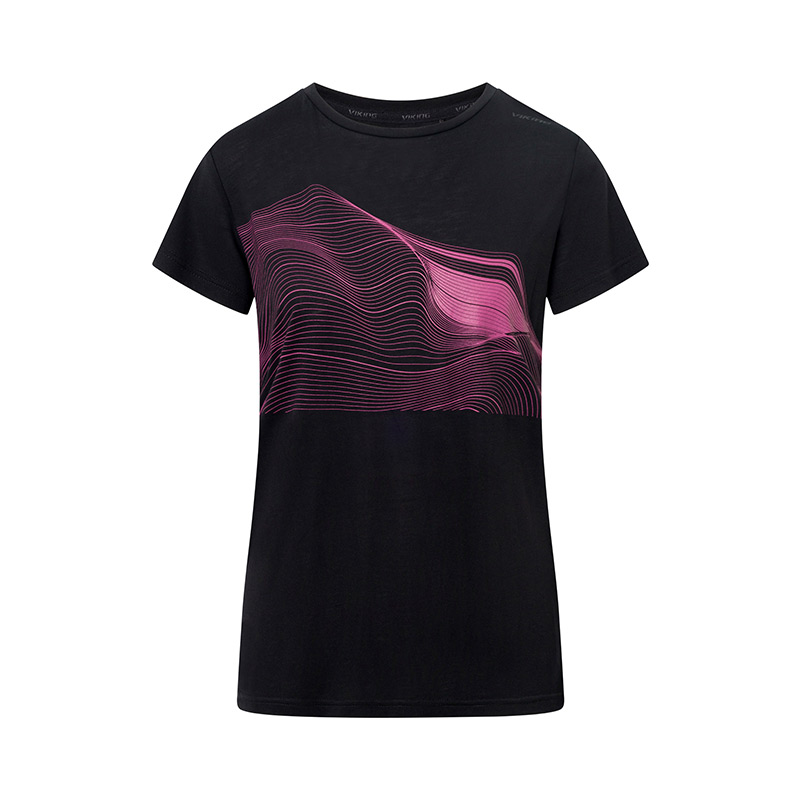 Футболка женская VIKING MORAIN W T-SHIRT Black Bamboo