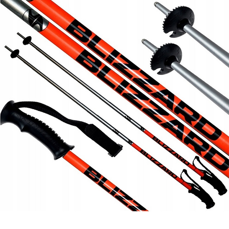 Палочки лыжные BLIZZARD Race Ski Poles Black/Orange