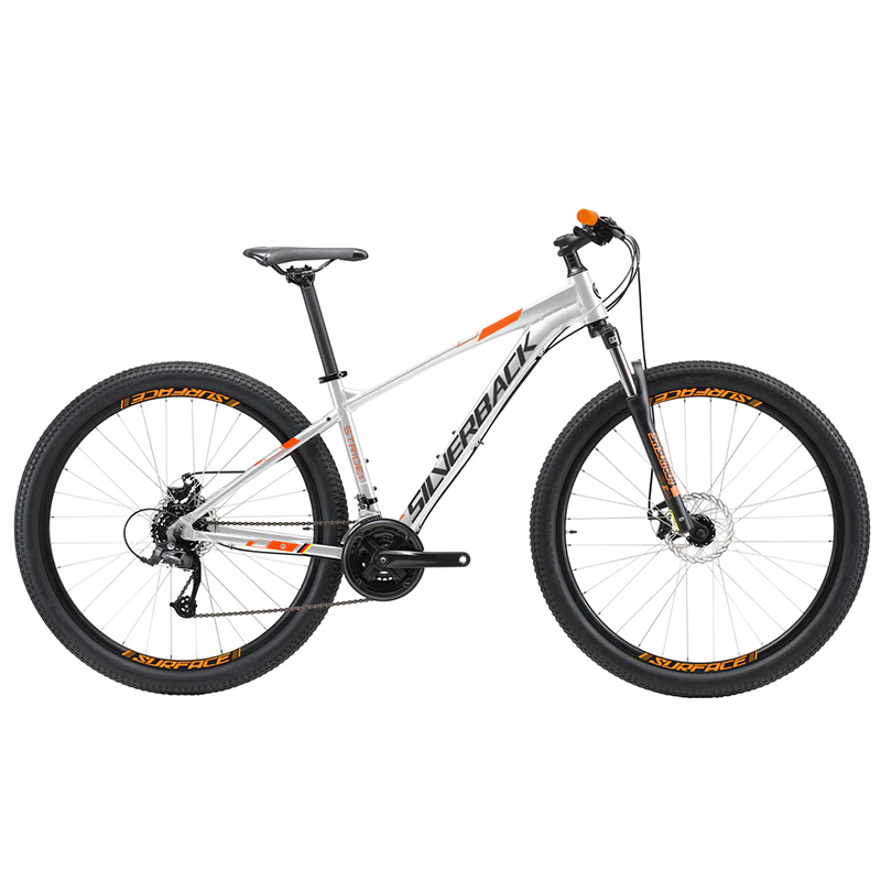 Велосипед STRIDE 29 MD 380 silver/citrus orange