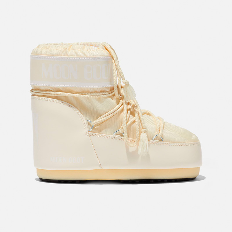 Сапоги женские MOON BOOT ICON LOW NYLON CREAM