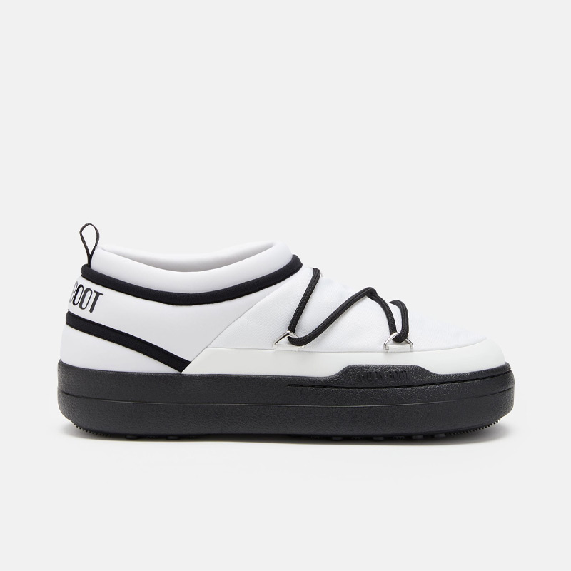 Слипоны женские MOON BOOT PARK ICON BLACK-WHITE