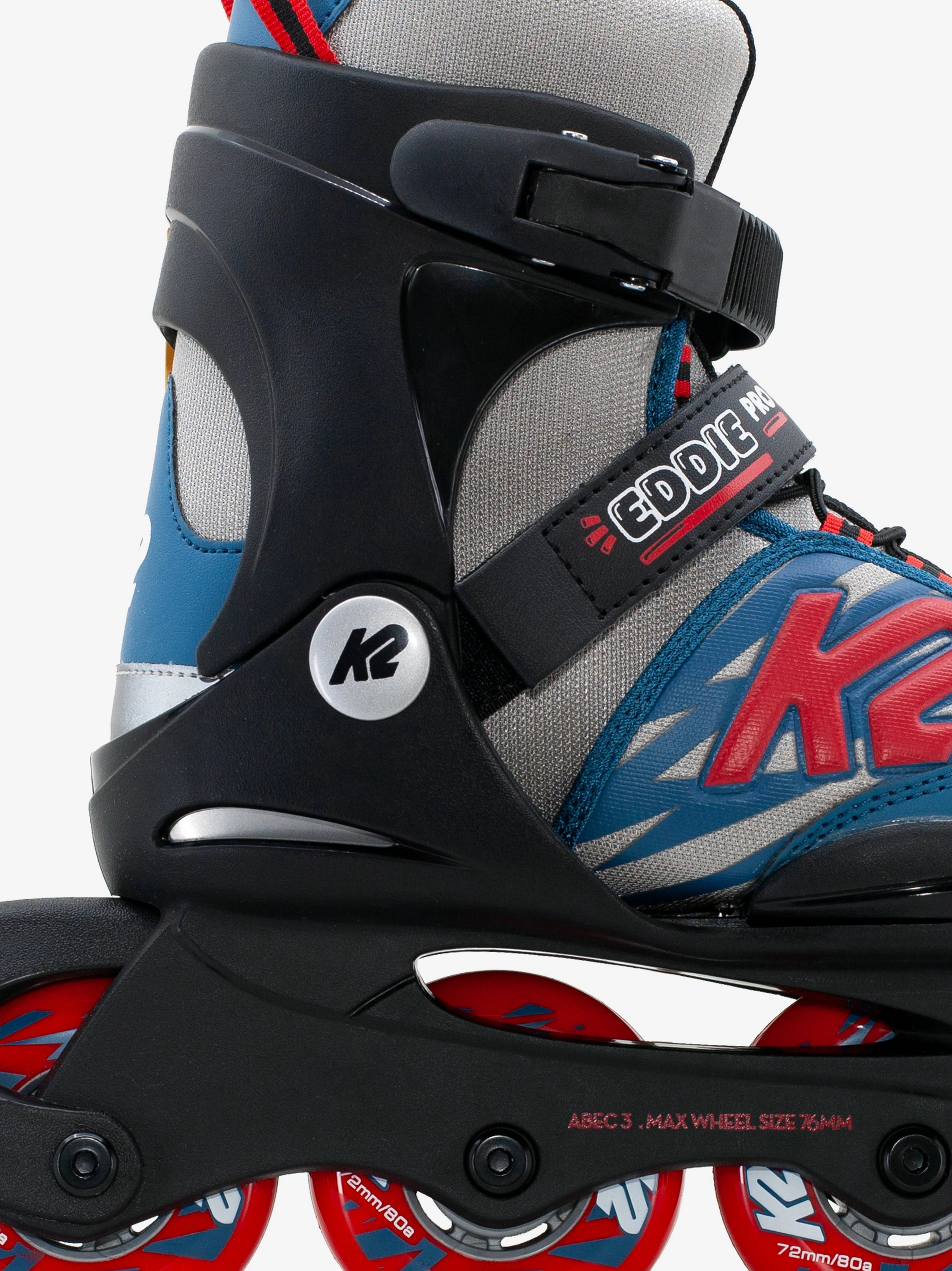 Коньки роликовые EDDIE PRO JR Grey/Blue