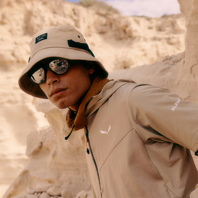 Шляпа Salewa PUEZ HEMP BRIMMED HAT Golden Brown