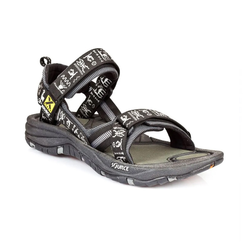 Сандали мужские Sourse Gobi Men`s Black Inca черн с рис