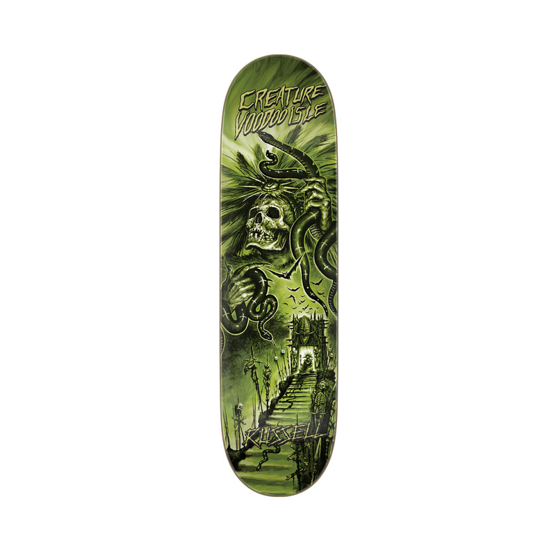Дека Russell Voodoo Isle 2 VX Everslick 8.53inx32.19in Creature Decks