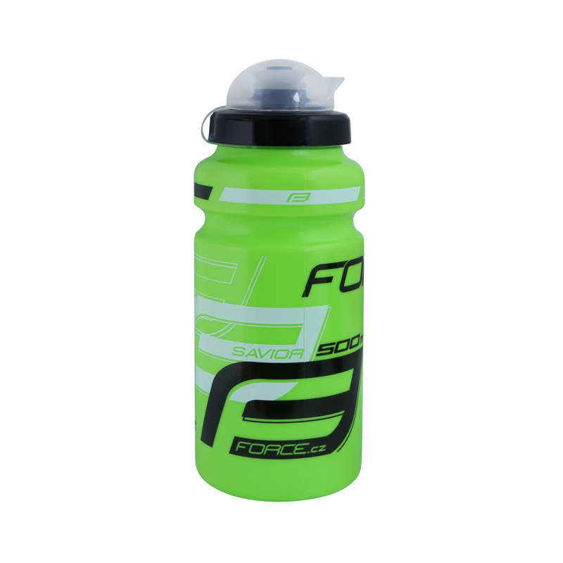 Велобутыль bottle FORCE SAVIOR ULTRA 0,5 l, Green-White-Black