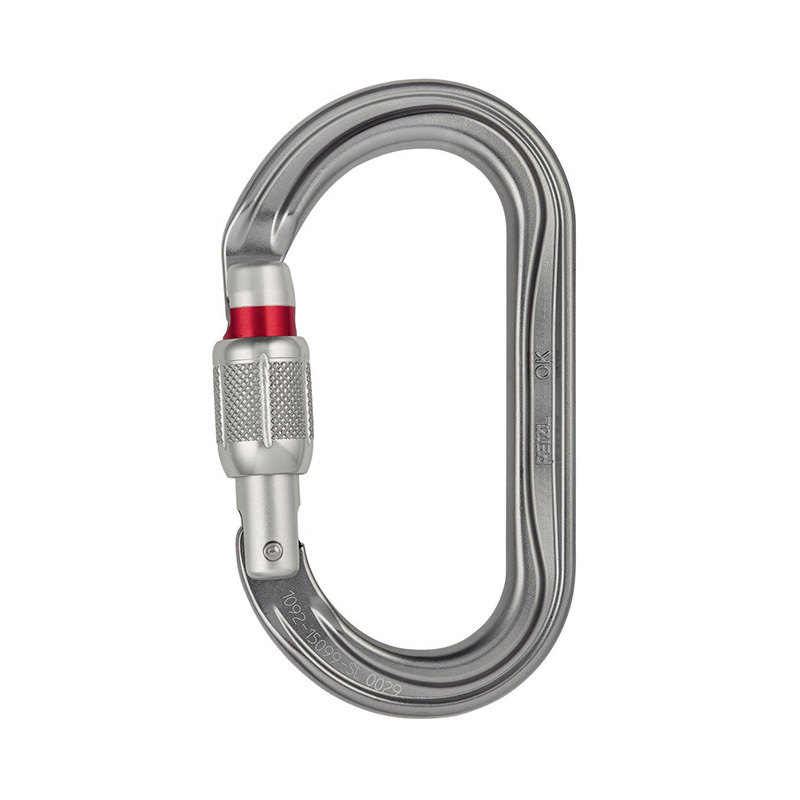Карабин с муфтой PETZL OK SCREW-LOCK Gray