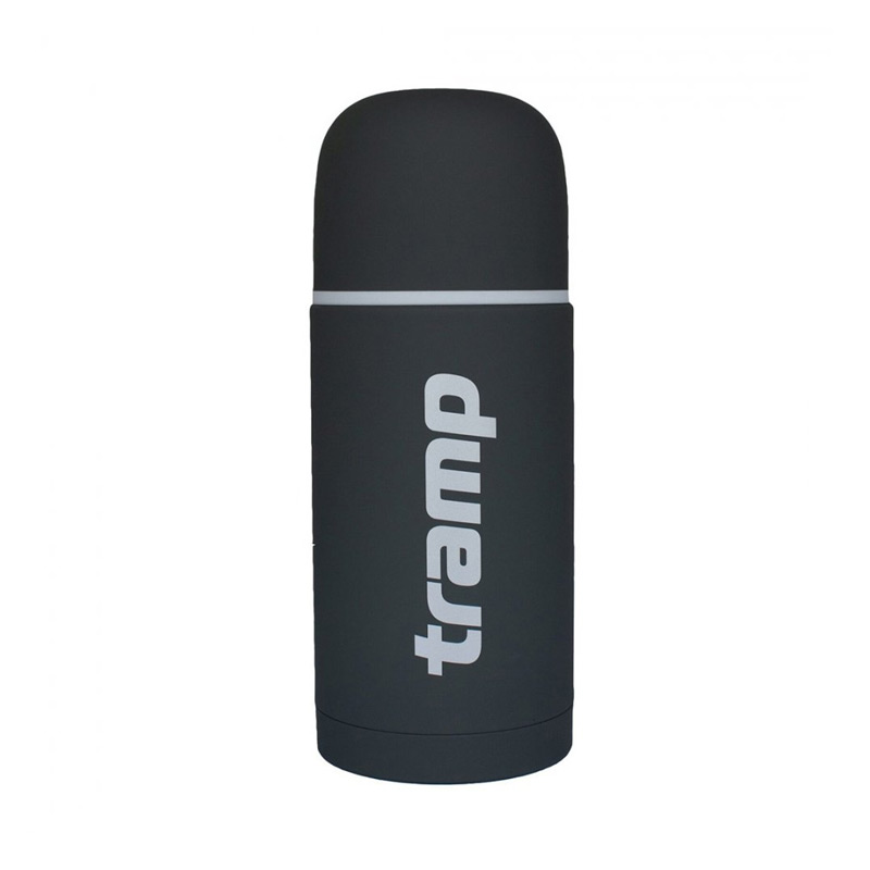 Термос TRAMP Soft Touch 1,0л Серый