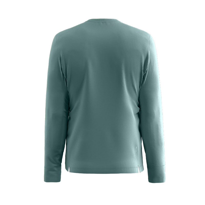 Футболка мужская с рукавом Salewa PUEZ DRY M L/S TEE Willow