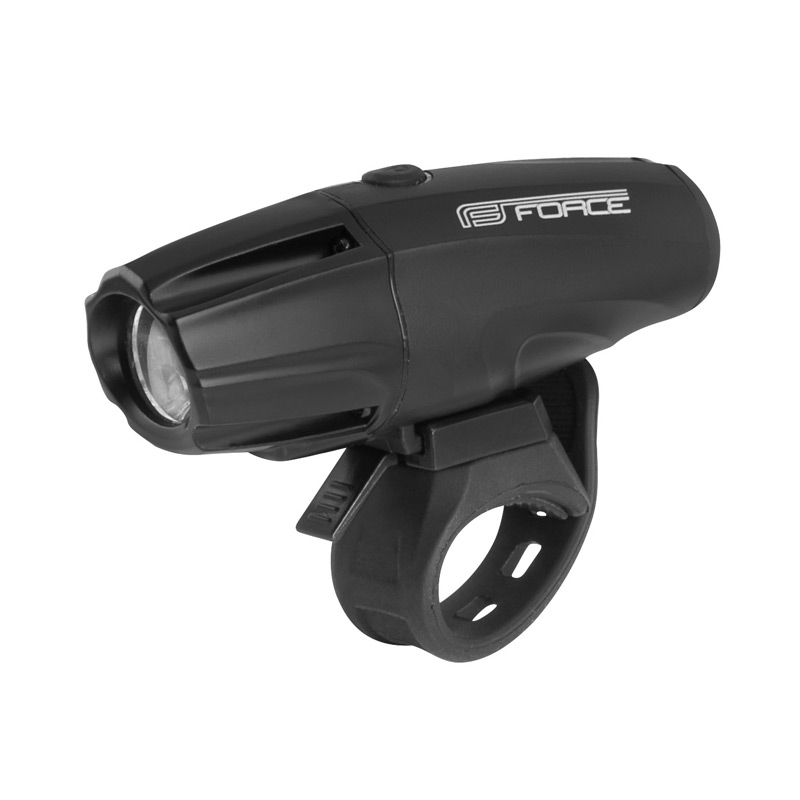 Фонарь передний light front FORCE SHARK 700LM USB Black