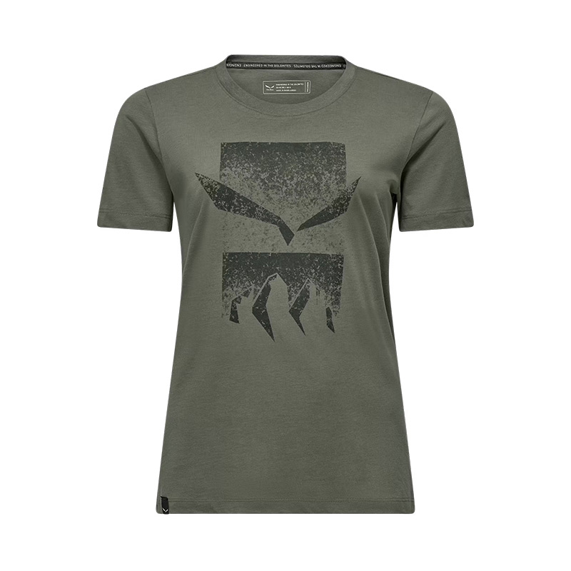 Футболка женская Salewa EAGLE 3CIME W T-SHIRT Faded Green