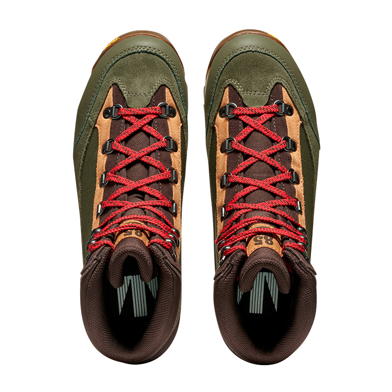 Ботинки мужские MAKALU 85 GTX MS DK GREEN-RED