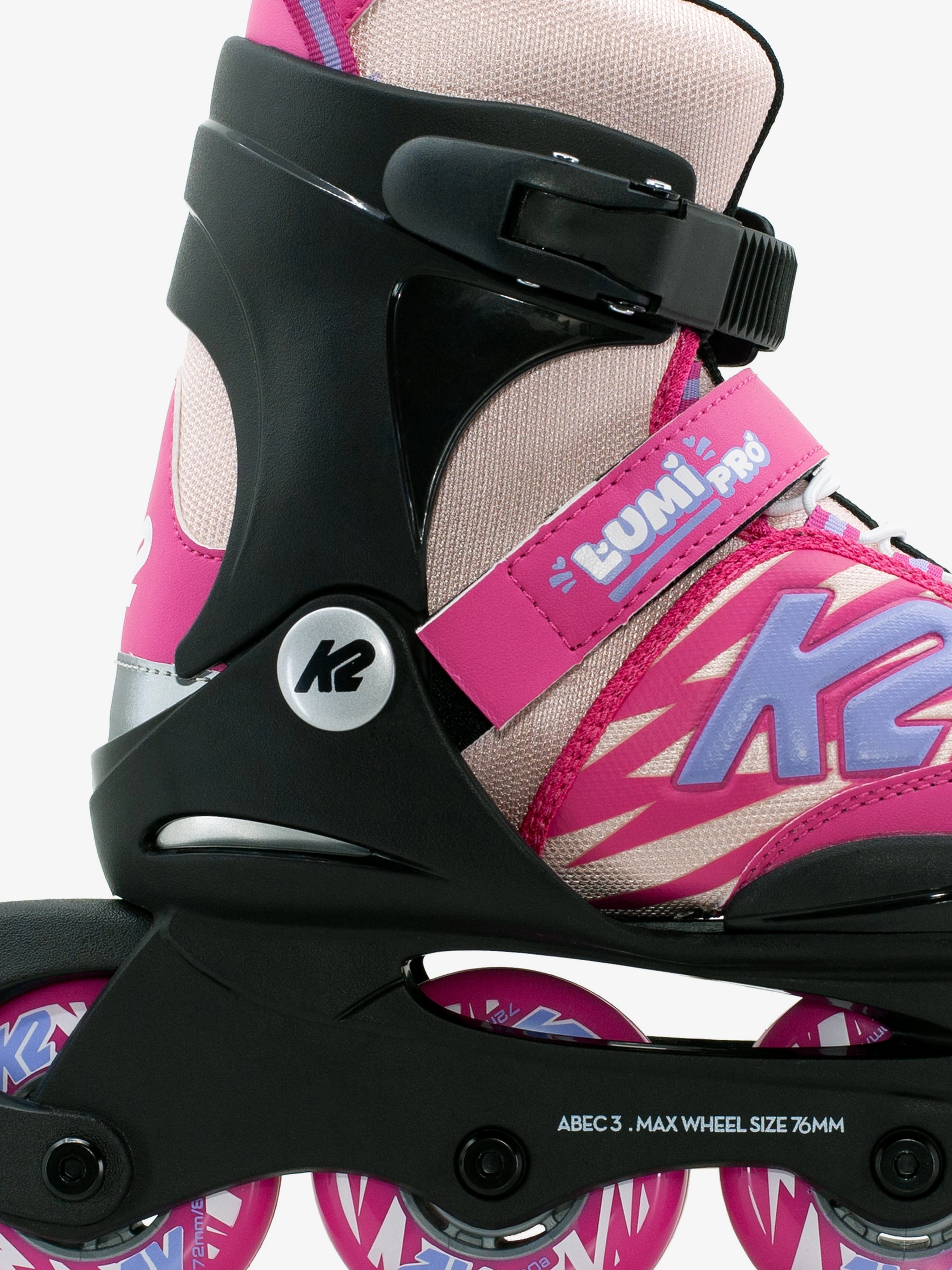Коньки роликовые LUMI PRO JR Pink