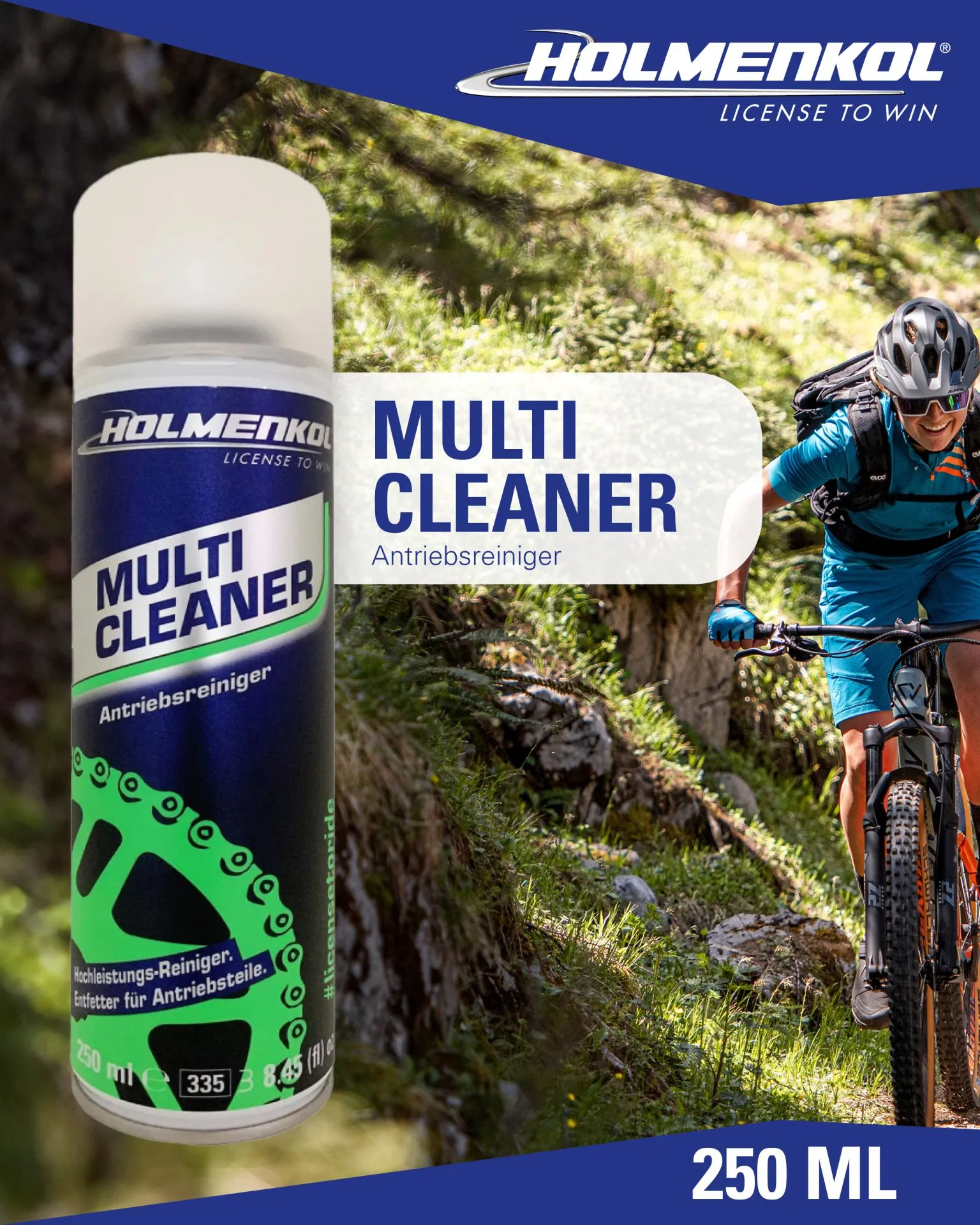 Аэрозоль вело.чистка Multi Cleaner 250ml