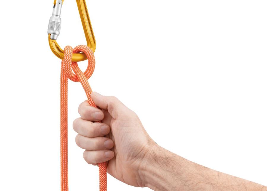 Карабин.муфт.PETZL ATTACHE SCREW LOCK Grey