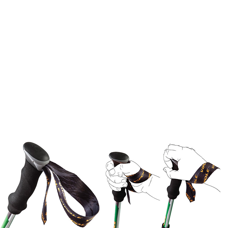 Палочки трекинговые Vipole DISCOVERY CORK DLX 225g ALU