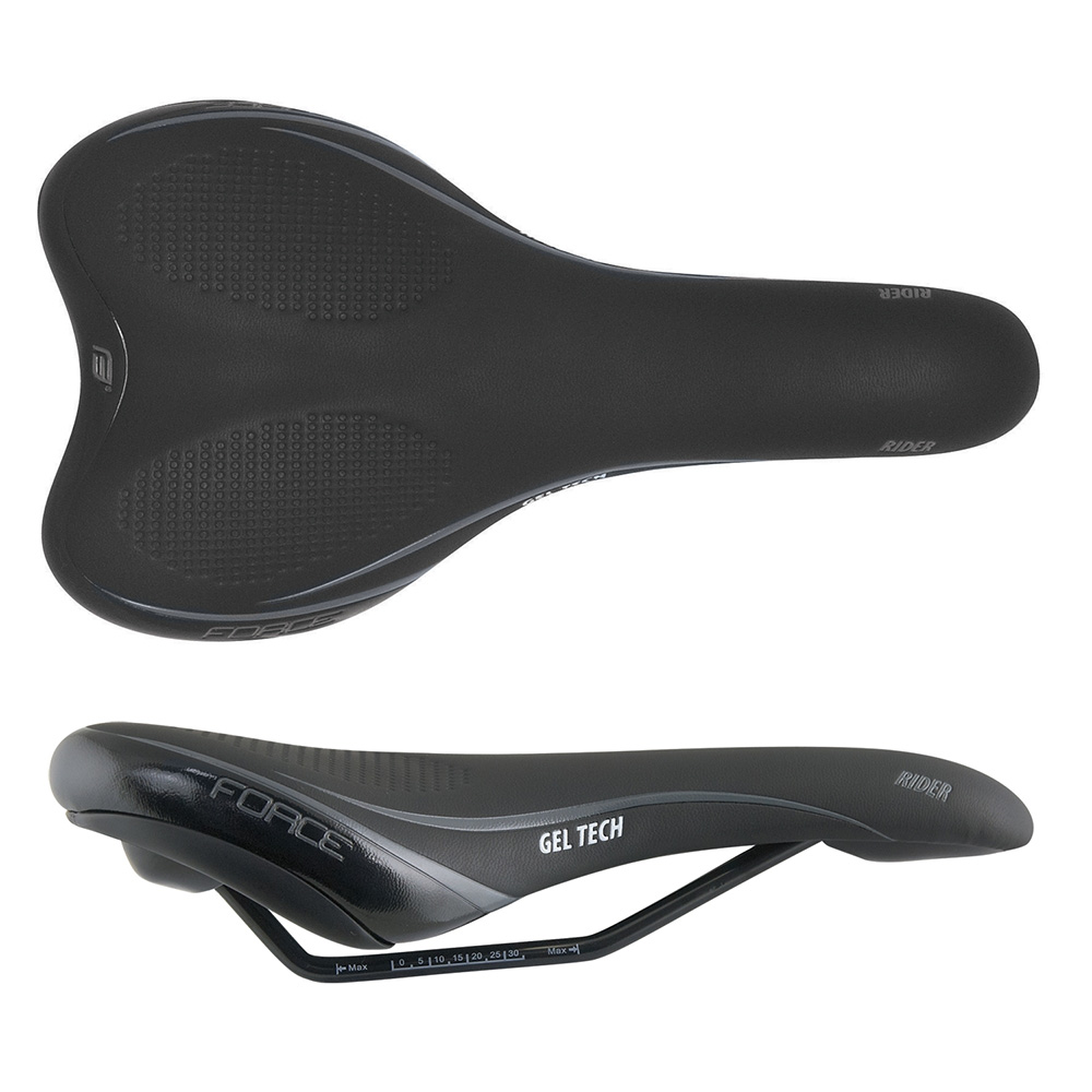 Седло saddle FORCE RIDER GEL TECH Black
