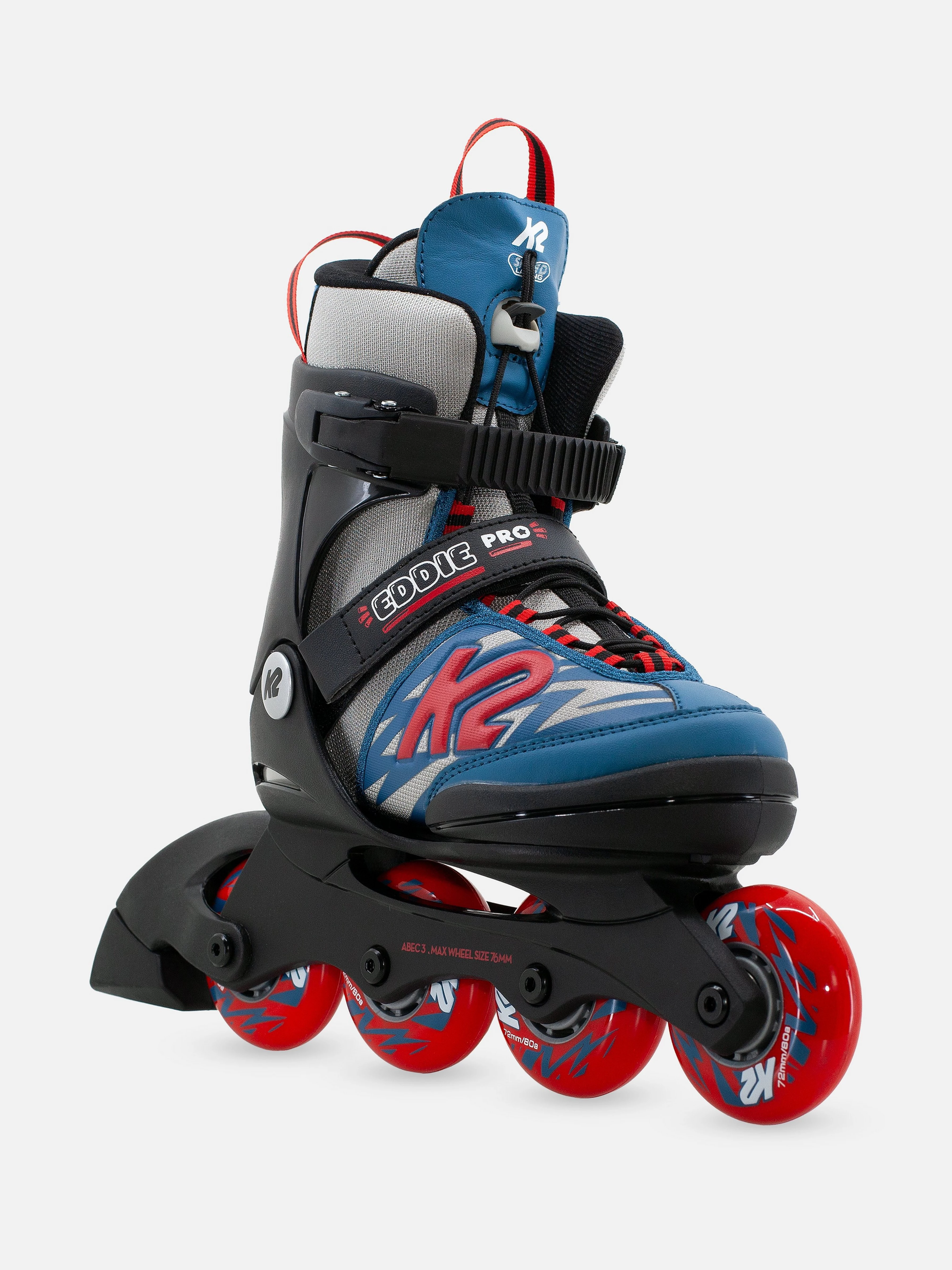 Коньки роликовые EDDIE PRO JR Grey/Blue