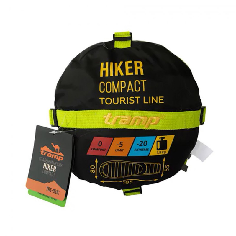 Спальный мешок TRAMP Hiker Compact Правый
