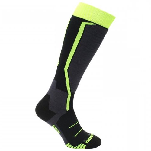 Носки лыжные детские BLIZZARD Allround ski SK Black/Antracite/Signal Yellow