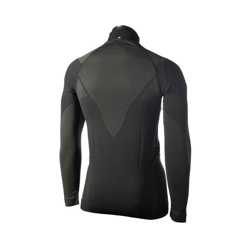 Термобелье мужское верх Mico MLS Mock Neck Shirt Warm Control Nero