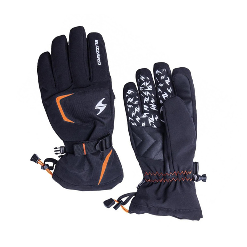 Перчатки мужские BLIZZARD Reflex ski M GLOVE black/orange