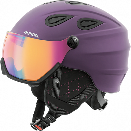 Горнолыжный шлем GRAP Visor Deep Violet Matt