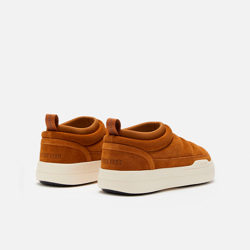Слипоны женские MOON BOOT PARK SOFT SUEDE COGNAC