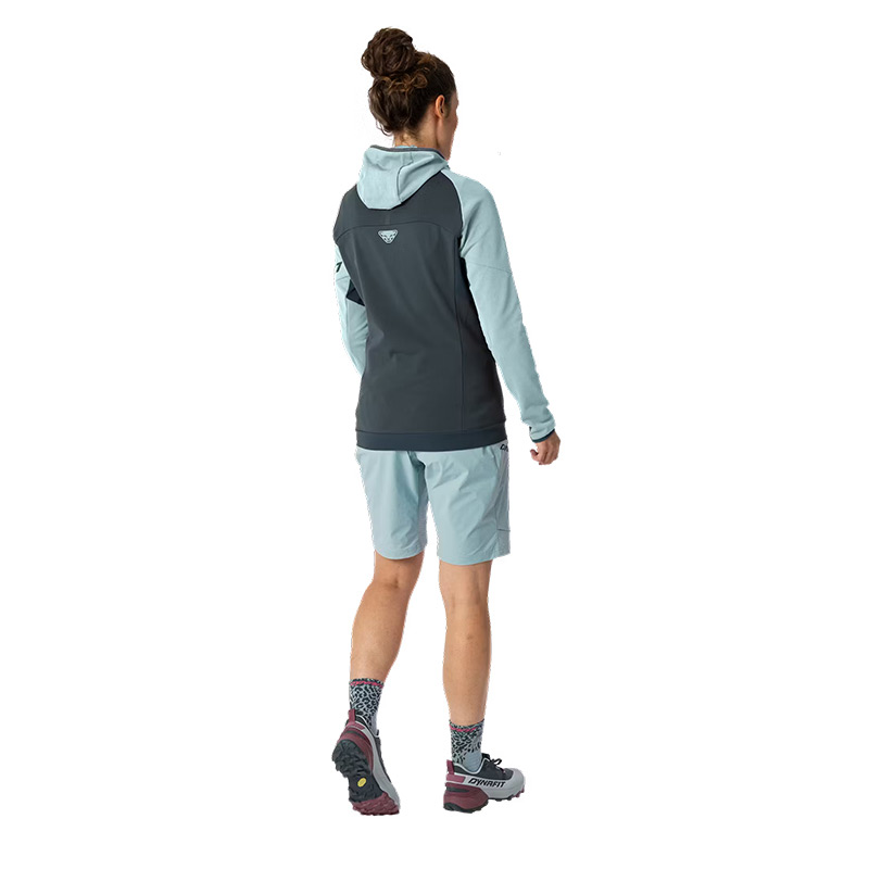 Кофта женская Dynafit TRANSALPER THERMAL W HOODY JKT cloud blue/ polartec powergrid