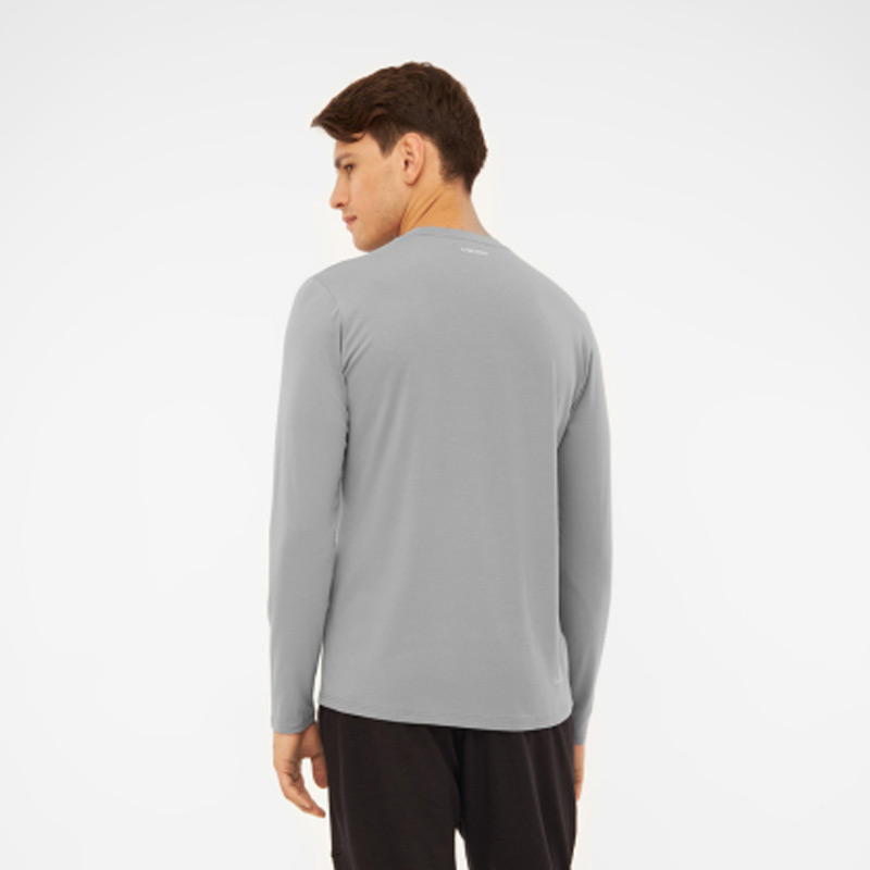 Футболка мужская с длинным рукавом VIKING MLS ESCALANTE Light Grey