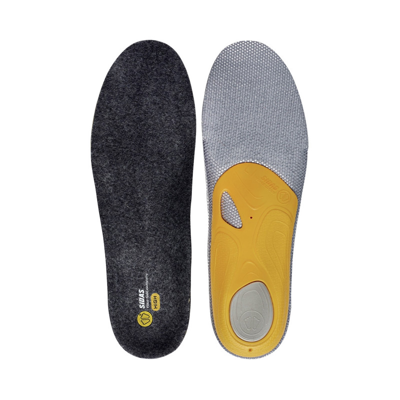 Стелька для обуви меринос высокий свод 3 FEET MERINOS HIGH Серая