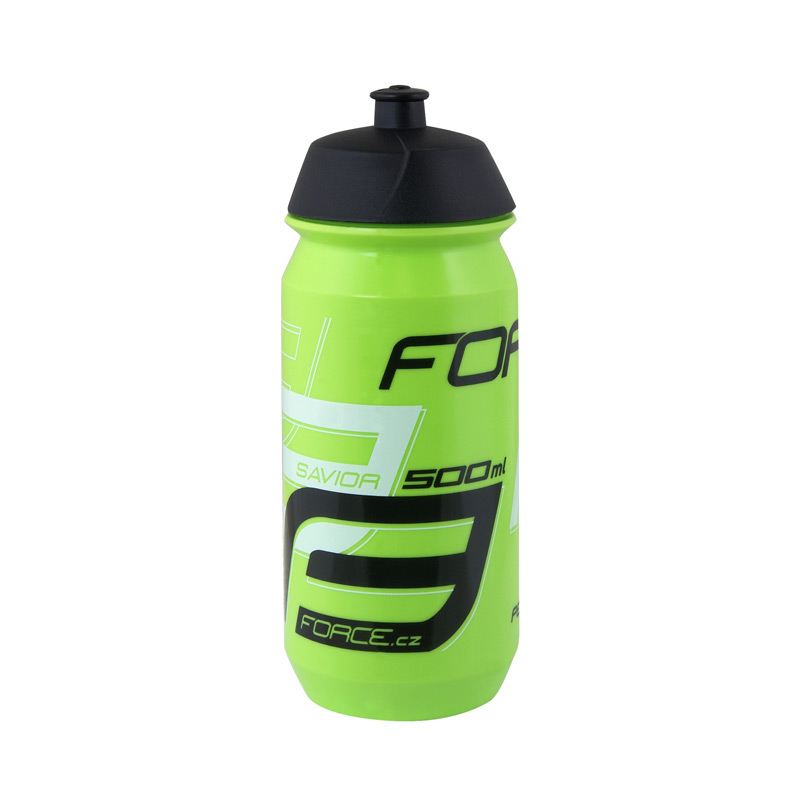 Велобутыль bottle FORCE SAVIOR 0,5 l, Green-White-Black
