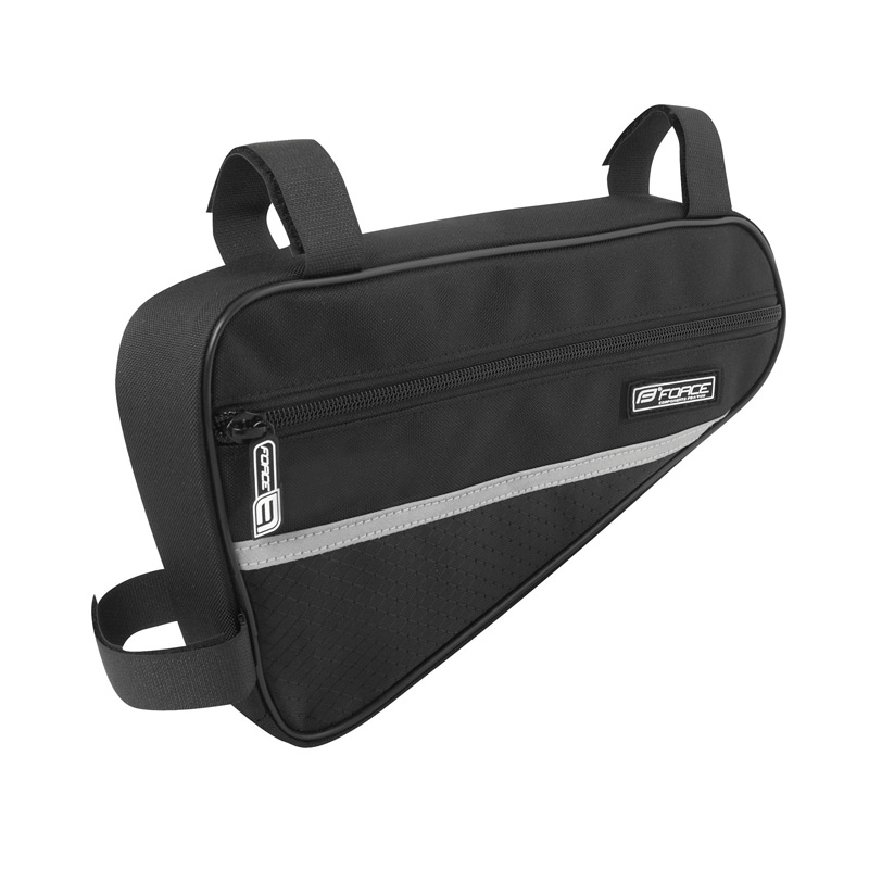 Сумка на раму bag frame FORCE LONG STRONG reinforced Black