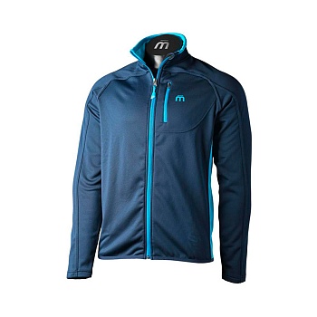 Кофта мужская MicoM Half Neck Full Zip Shirt Warm Control Peper Blue