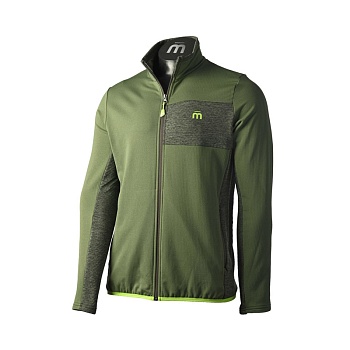 Кофта мужская Mico M Half Neck Full Zip Shirt Warm Control Nero