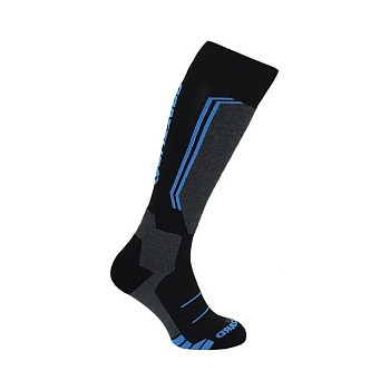 Носки лыжные детские BLIZZARD Allround ski SK Black/Antracite/Signal Yellow