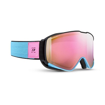 Горнолыжная маска Julbo CYRIUS DARK GREY/BLUE REACTIV 1-3 Glare Control+Pink Flach