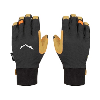 Перчатки мужские Salewa ORTLES DST/AM M GLOVES-0912 black out/2500/4570 90g durastretch/alp wool