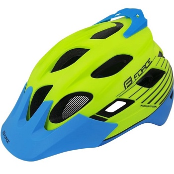 Шлем велосипедный FORCE RAPTOR MTB fluo/blue
