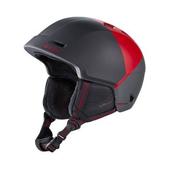 Горнолыжный шлем Cairn METEOR Black Red Khaki Geometry
