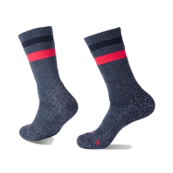 Носки Enhanced Medium weight Crew hiking socks Dark Grey/Red