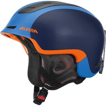 Горнолыжный шлем SPINE Blue Orange Matt