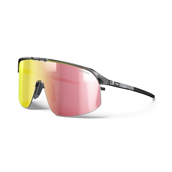 Очки Julbo DENSITY SHINY TRANSLUCENT BLACK/GRAY REACTIV 1-3 LIGHT AMPLIFIER GOLD PINK