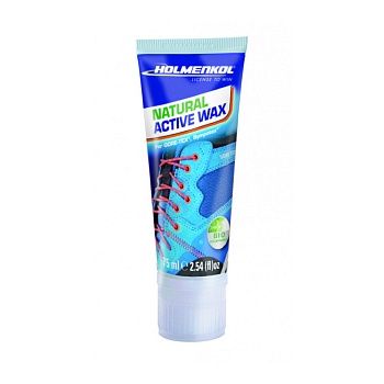 Мазь паста для обуви Natural Active Wax 75ml