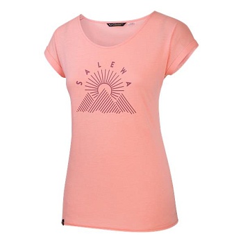 Футболка женская FANES SUN HEMP W S/S TEE Peach Coral