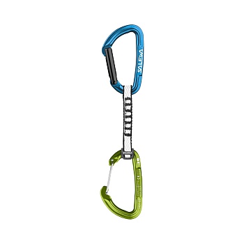 Оттяжка с карабином Salewa EXPR SET DYN HOT G3 STR Blue/Fluo Green