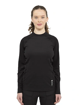 Футболка женская с длинным рукавом  Haven LS Crewe Black Banana Leaf