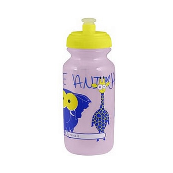 Велобутыль детский bottle for kids FORCE ZOO with holder 0,3L Pink